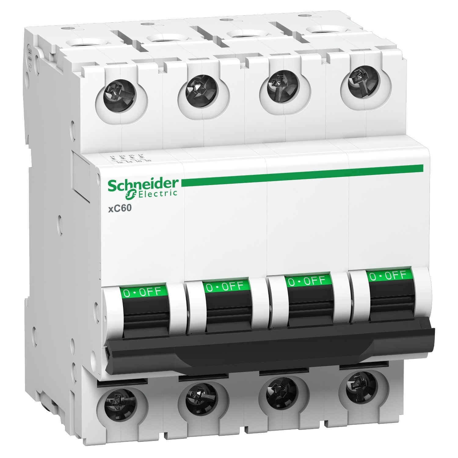 Schnider 63 Ampere, 4-Pole (FP) Polycarbonate MCB Change Over